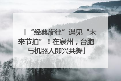 “经典旋律”遇见“未来节拍”！在泉州，台胞与机器人即兴共舞
