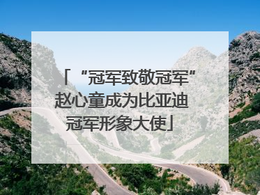 “冠军致敬冠军” 赵心童成为比亚迪冠军形象大使