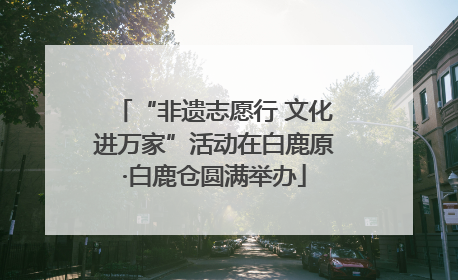 “非遗志愿行 文化进万家”活动在白鹿原·白鹿仓圆满举办