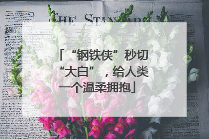 “钢铁侠”秒切“大白”，给人类一个温柔拥抱
