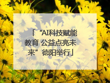 “AI科技赋能教育 公益点亮未来”德阳举行
