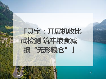 灵宝：开展机收比武检测 筑牢粮食减损“无形粮仓”