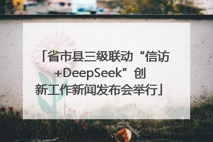 省市县三级联动“信访+DeepSeek”创新工作新闻发布会举行
