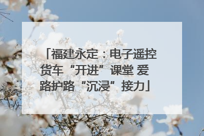 福建永定：电子遥控货车“开进”课堂 爱路护路“沉浸”接力