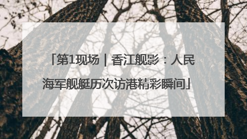 第1现场｜香江舰影：人民海军舰艇历次访港精彩瞬间