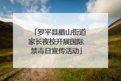 罗平县腊山街道家长夜校开展国际禁毒日宣传活动