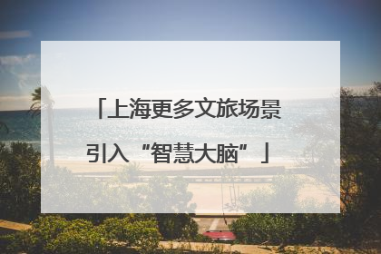 上海更多文旅场景引入“智慧大脑”