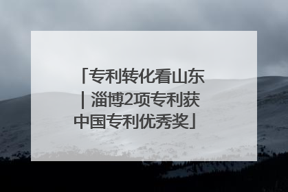 专利转化看山东｜淄博2项专利获中国专利优秀奖