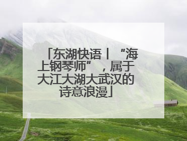 东湖快语丨“海上钢琴师”，属于大江大湖大武汉的诗意浪漫