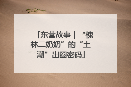 东营故事｜“槐林二奶奶”的“土潮”出圈密码