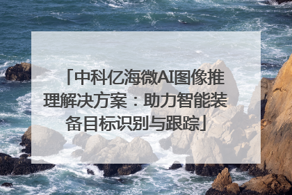 中科亿海微AI图像推理解决方案：助力智能装备目标识别与跟踪