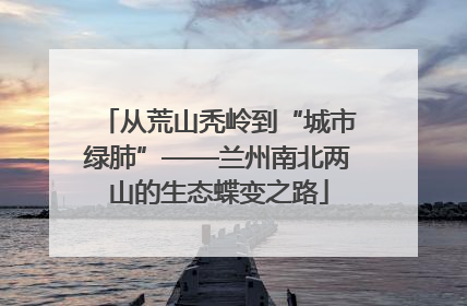 从荒山秃岭到“城市绿肺”——兰州南北两山的生态蝶变之路