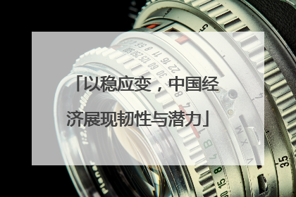 以稳应变，中国经济展现韧性与潜力