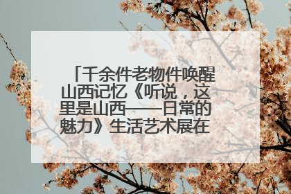 千余件老物件唤醒山西记忆《听说，这里是山西——日常的魅力》生活艺术展在忻州市图书馆开展