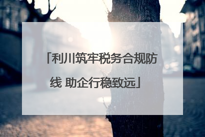 利川筑牢税务合规防线 助企行稳致远
