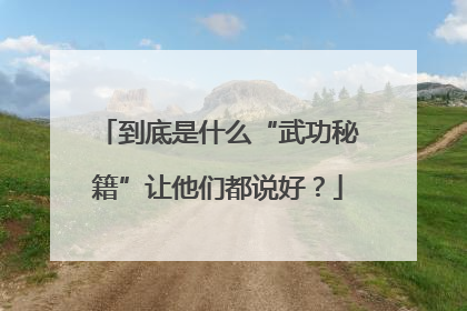 到底是什么“武功秘籍”让他们都说好？