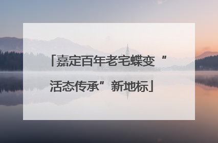 嘉定百年老宅蝶变“活态传承”新地标