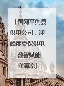 国网平舆县供电公司：迎峰度夏保供电  数智赋能守清凉