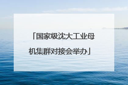 国家级沈大工业母机集群对接会举办