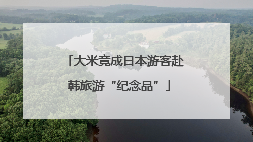 大米竟成日本游客赴韩旅游“纪念品”