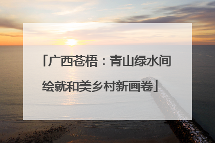 广西苍梧：青山绿水间绘就和美乡村新画卷