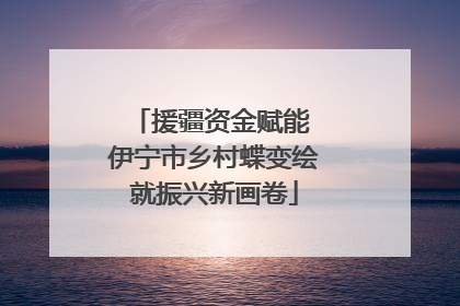援疆资金赋能 伊宁市乡村蝶变绘就振兴新画卷