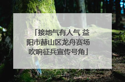 接地气有人气 益阳市赫山区龙舟赛场吹响征兵宣传号角
