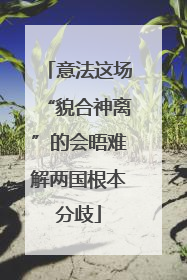 意法这场“貌合神离”的会晤难解两国根本分歧