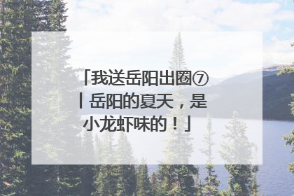 我送岳阳出圈⑦丨岳阳的夏天，是小龙虾味的！