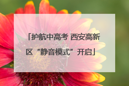 护航中高考 西安高新区“静音模式”开启