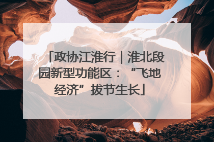政协江淮行｜淮北段园新型功能区：“飞地经济”拔节生长