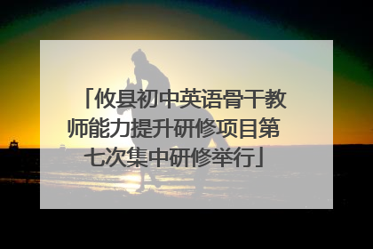 攸县初中英语骨干教师能力提升研修项目第七次集中研修举行