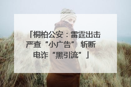 桐柏公安：雷霆出击严查“小广告” 斩断电诈“黑引流”