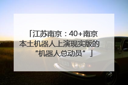 江苏南京：40+南京本土机器人上演现实版的“机器人总动员”