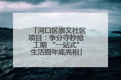 河口区崇文社区项目：争分夺秒抢工期 “一站式”生活圈年底亮相