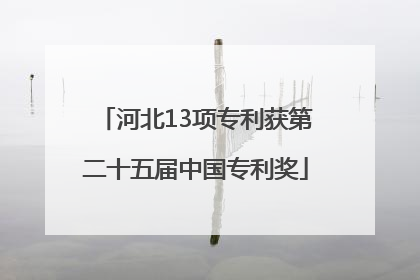 河北13项专利获第二十五届中国专利奖
