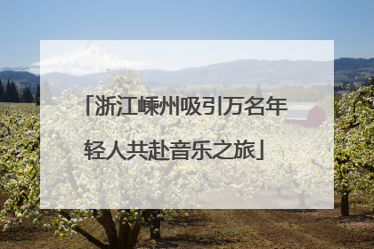 浙江嵊州吸引万名年轻人共赴音乐之旅