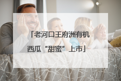 老河口王府洲有机西瓜“甜蜜”上市