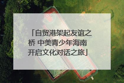 自贸港架起友谊之桥 中美青少年海南开启文化对话之旅