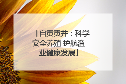 自贡贡井：科学安全养殖 护航渔业健康发展