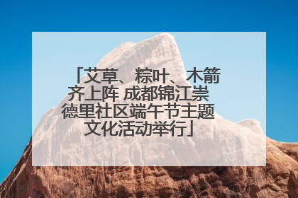 艾草、粽叶、木箭齐上阵 成都锦江崇德里社区端午节主题文化活动举行