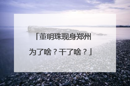 董明珠现身郑州 为了啥？干了啥？