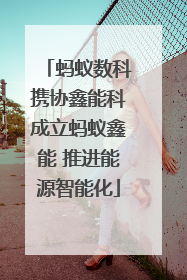 蚂蚁数科携协鑫能科成立蚂蚁鑫能 推进能源智能化