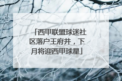 西甲联盟球迷社区落户王府井，下月将迎西甲球星