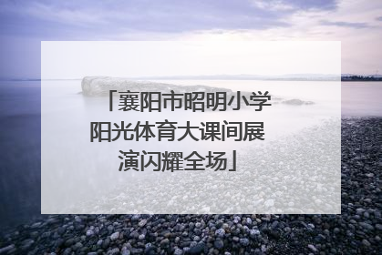 襄阳市昭明小学阳光体育大课间展演闪耀全场
