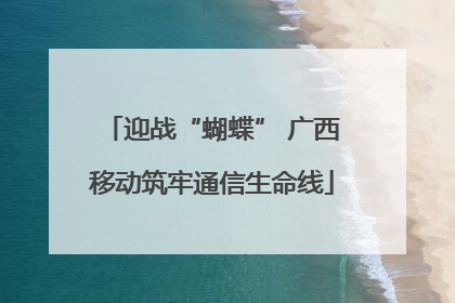 迎战“蝴蝶” 广西移动筑牢通信生命线