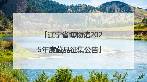 辽宁省博物馆2025年度藏品征集公告