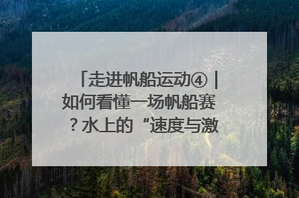 走进帆船运动④｜如何看懂一场帆船赛？水上的“速度与激情”同样精彩
