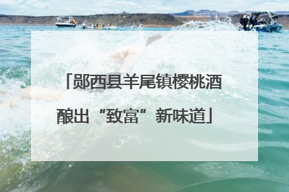 郧西县羊尾镇樱桃酒酿出“致富”新味道