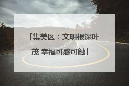 集美区：文明根深叶茂 幸福可感可触